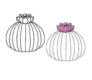 Stickdatei - Kaktus1 Line Art